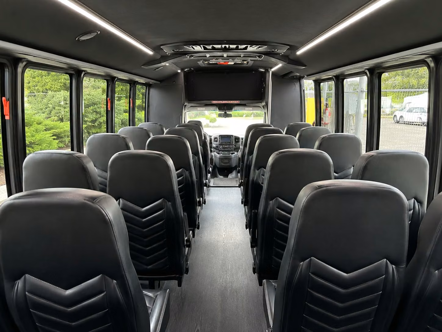 20 passenger minibus interior