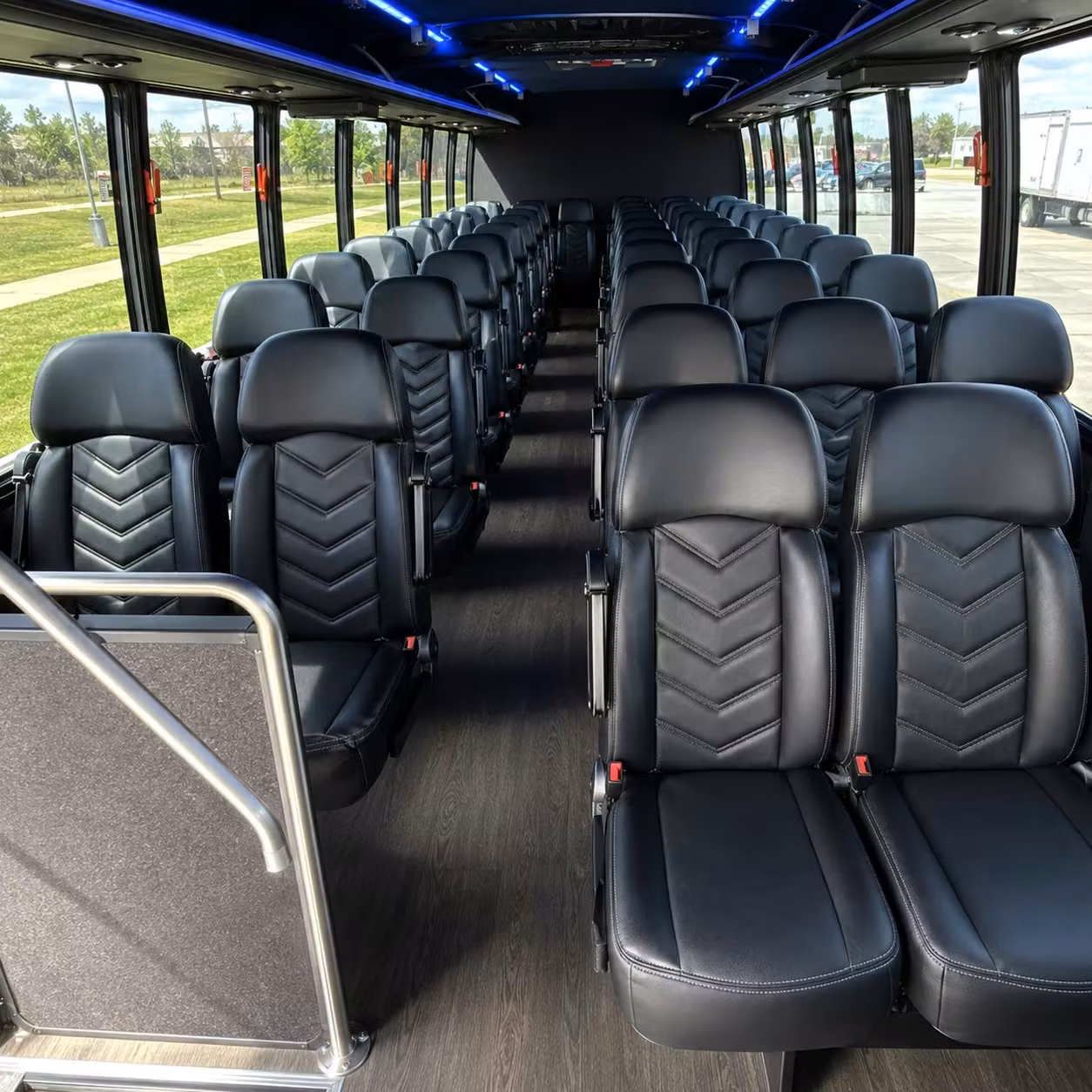 25 passenger minibus inside
