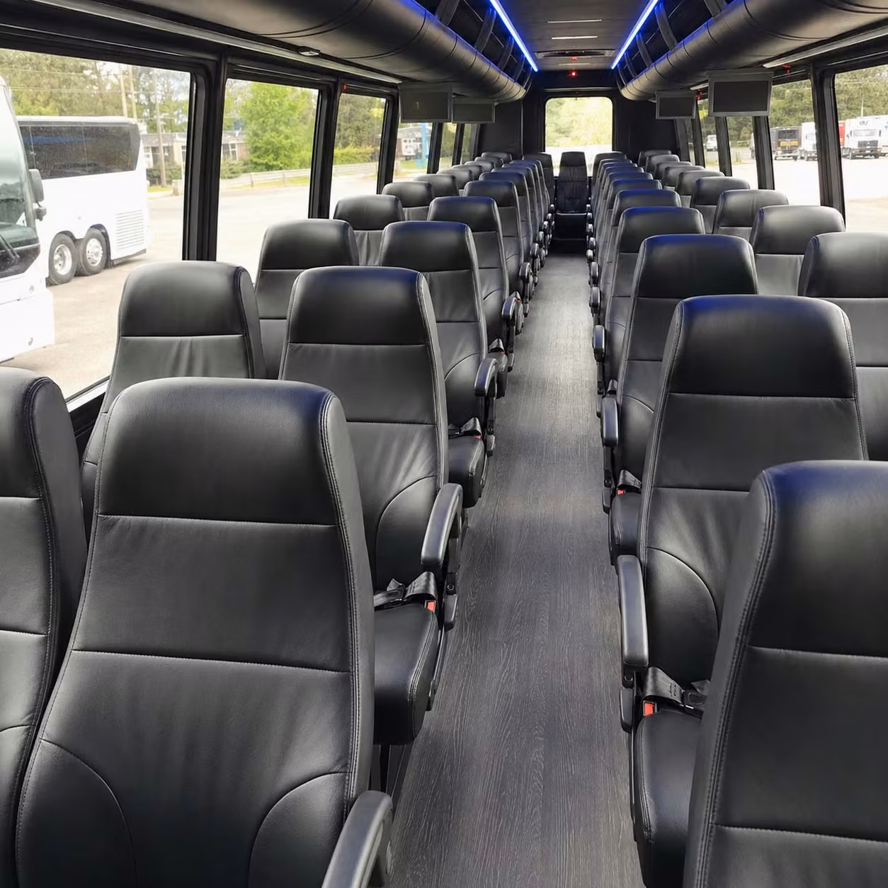 30 passenger minibus interior