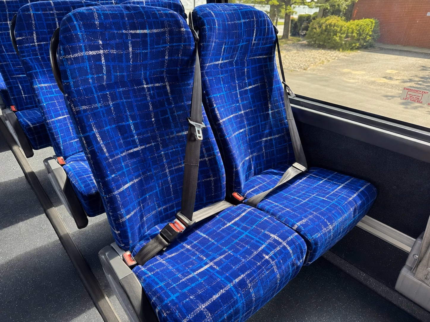 56 passenger charter bus interior