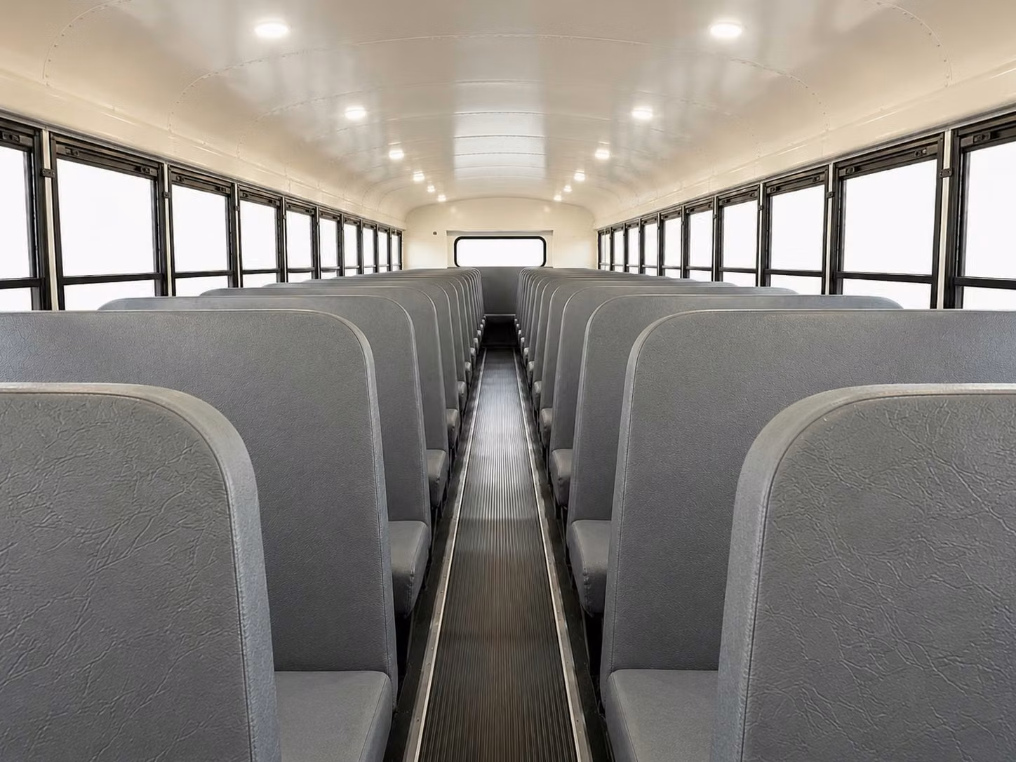 school bus inside