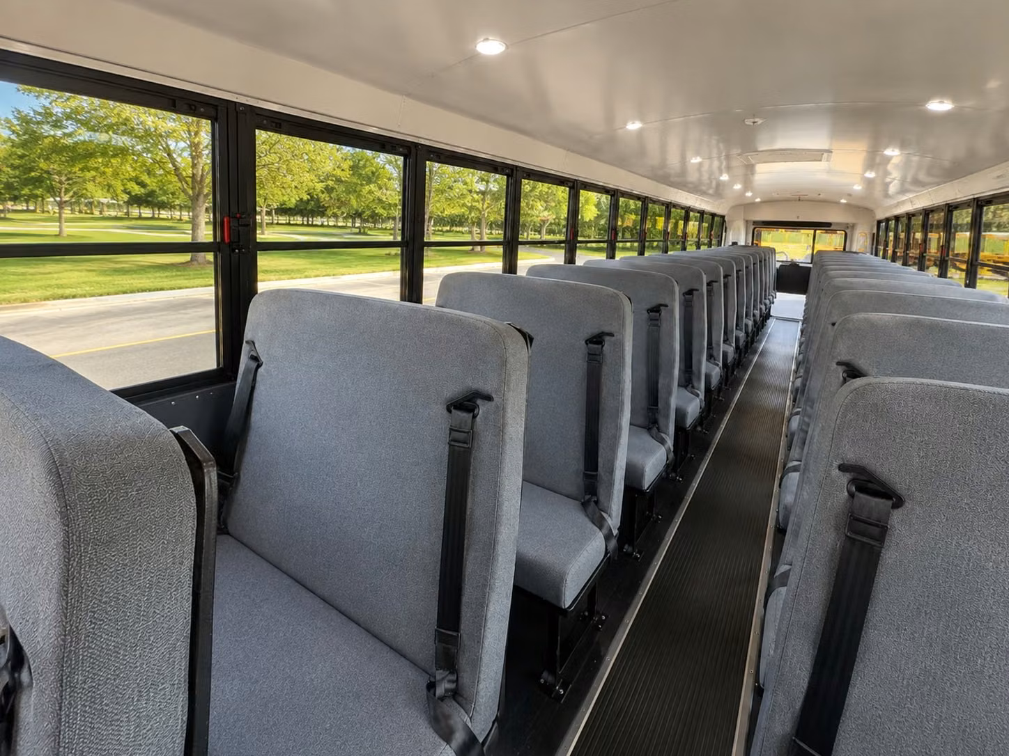 school bus interior